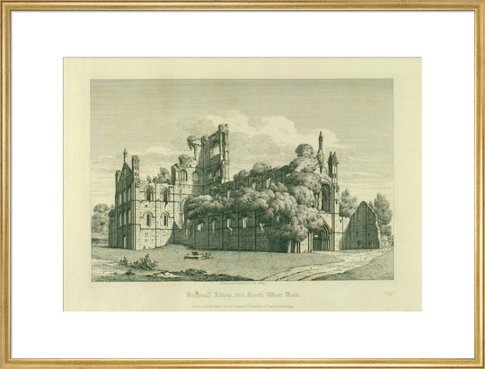 John Coney, Kirkstall Abbey (North West View), 1815-16