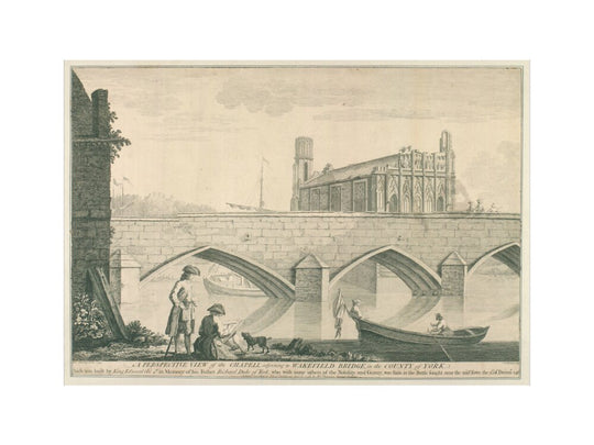 George Fleming, A perspective view of the Chapel adjoining to Wakefield bridge, 1743