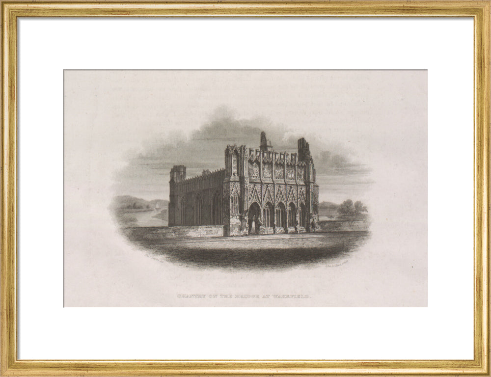 John Le Keux and Thomas Taylor (engraver), Chantry on the bridge at Wakefield, n.d.