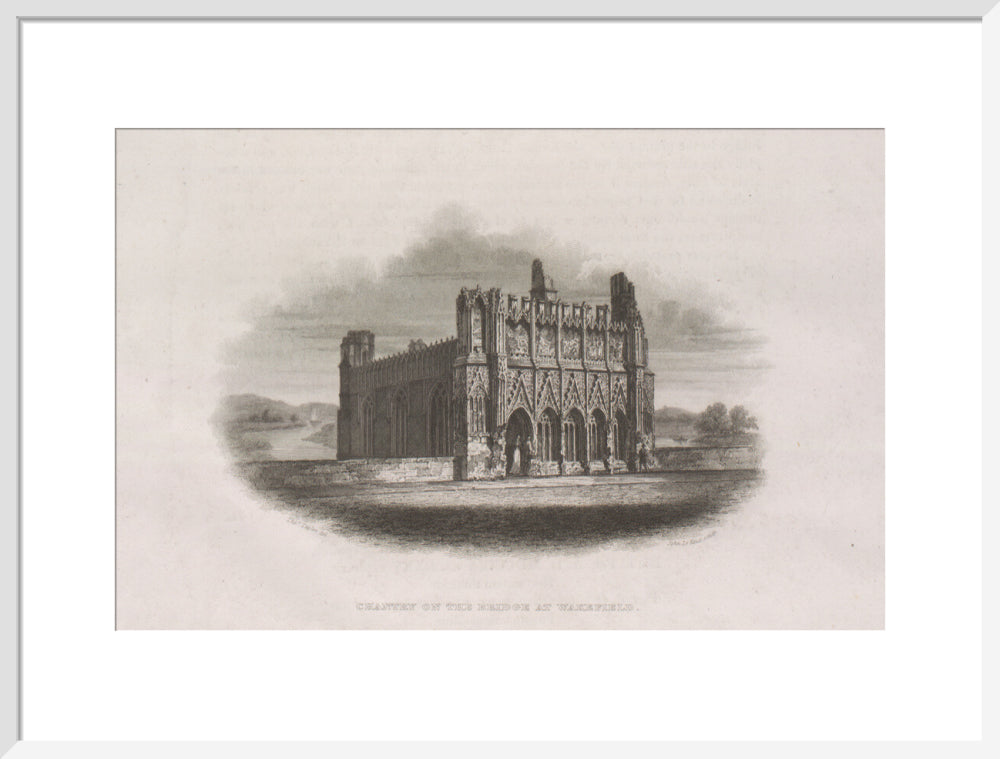 John Le Keux and Thomas Taylor (engraver), Chantry on the bridge at Wakefield, n.d.