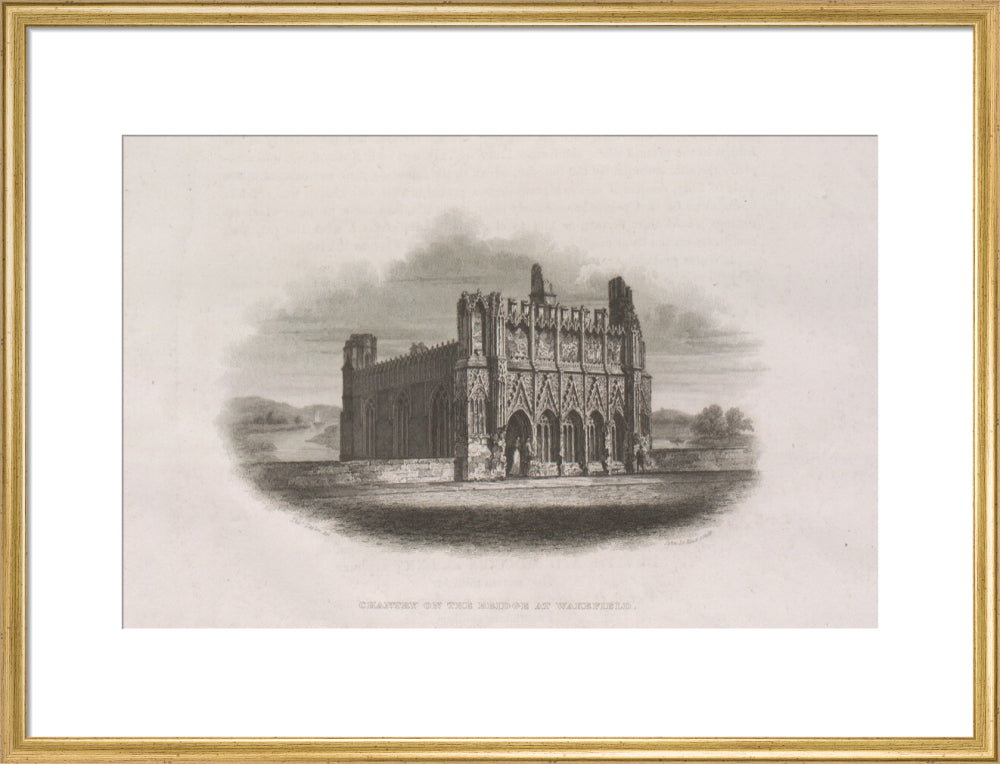 John Le Keux and Thomas Taylor (engraver), Chantry on the bridge at Wakefield, n.d.