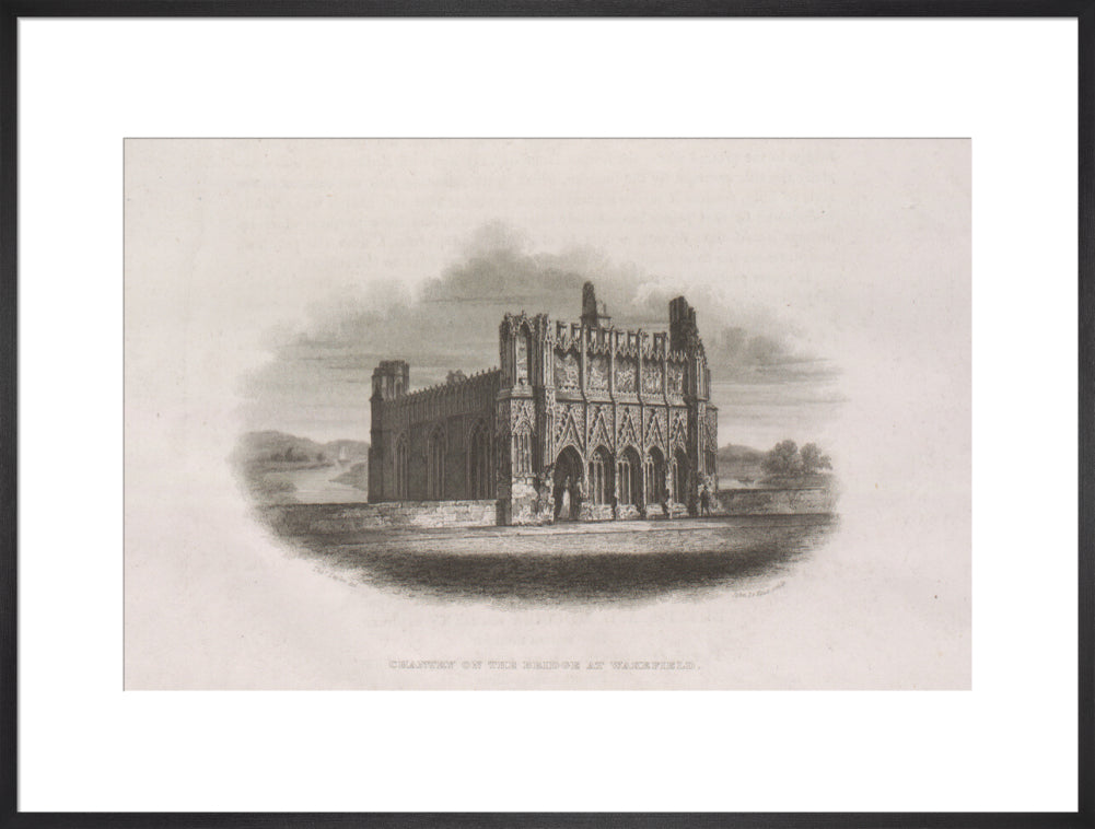 John Le Keux and Thomas Taylor (engraver), Chantry on the bridge at Wakefield, n.d.