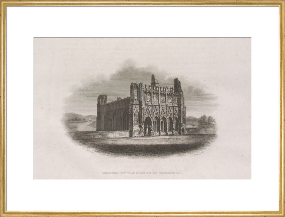 John Le Keux and Thomas Taylor (engraver), Chantry on the bridge at Wakefield, n.d.