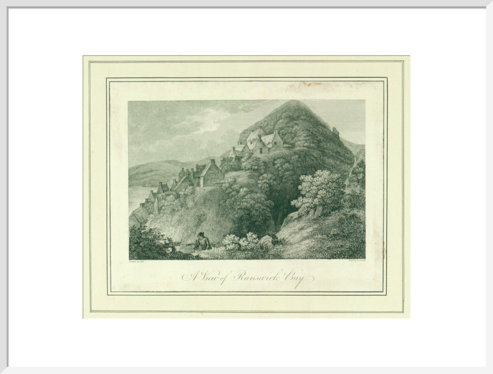 R Scott, A View of Runswick Bay, n.d.