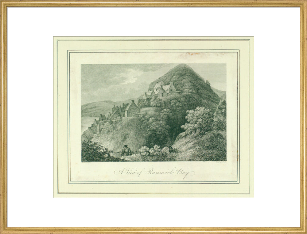 R Scott, A View of Runswick Bay, n.d.
