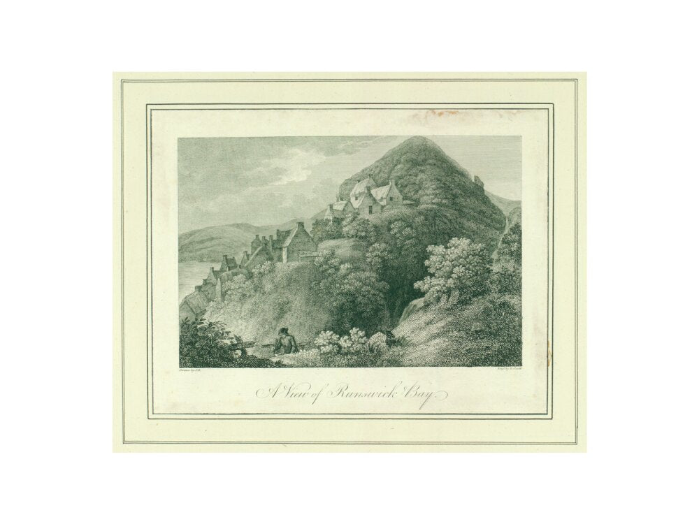 R Scott, A View of Runswick Bay, n.d.