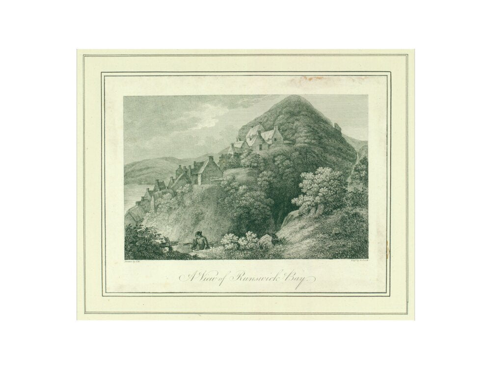 R Scott, A View of Runswick Bay, n.d.
