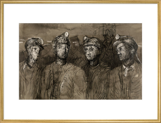 Henry Moore, Pit Boys at Pithead, 1942