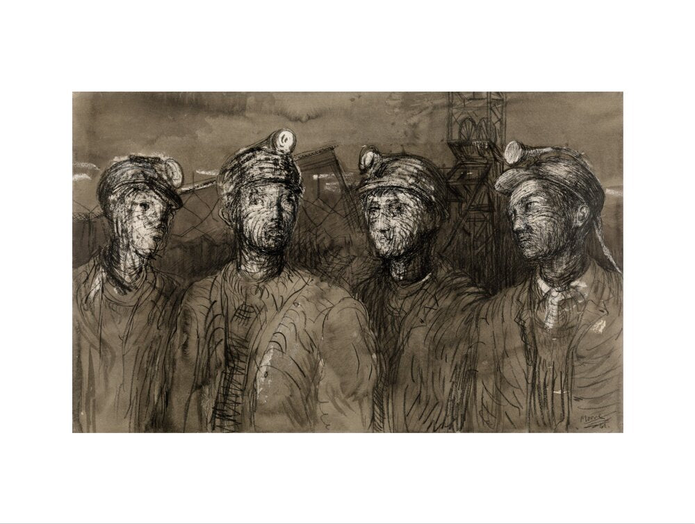 Henry Moore, Pit Boys at Pithead, 1942