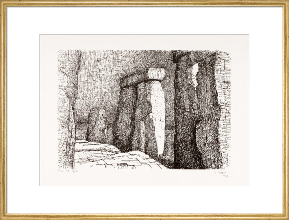 Henry Moore, Stonehenge A, 1973