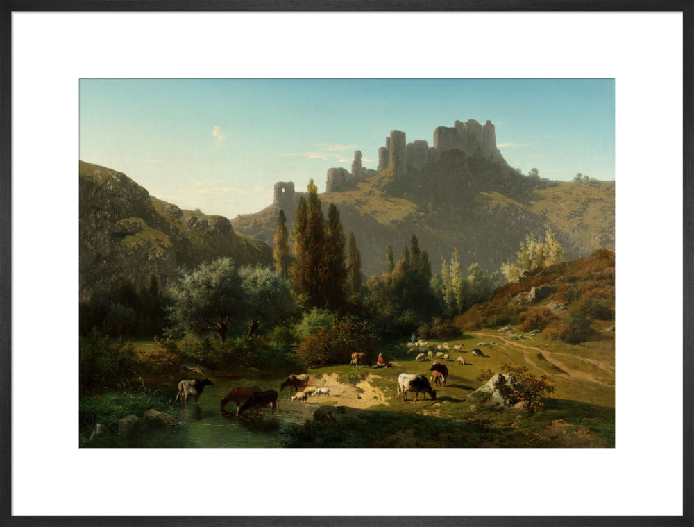 Rosa Bonheur, Landscape with Cattle, 1856