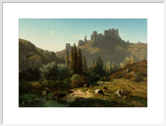 Rosa Bonheur, Landscape with Cattle, 1856