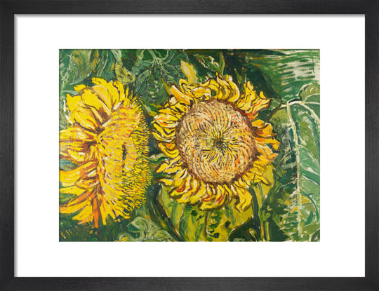 John Randall Bratby, Sunflowers, 1969