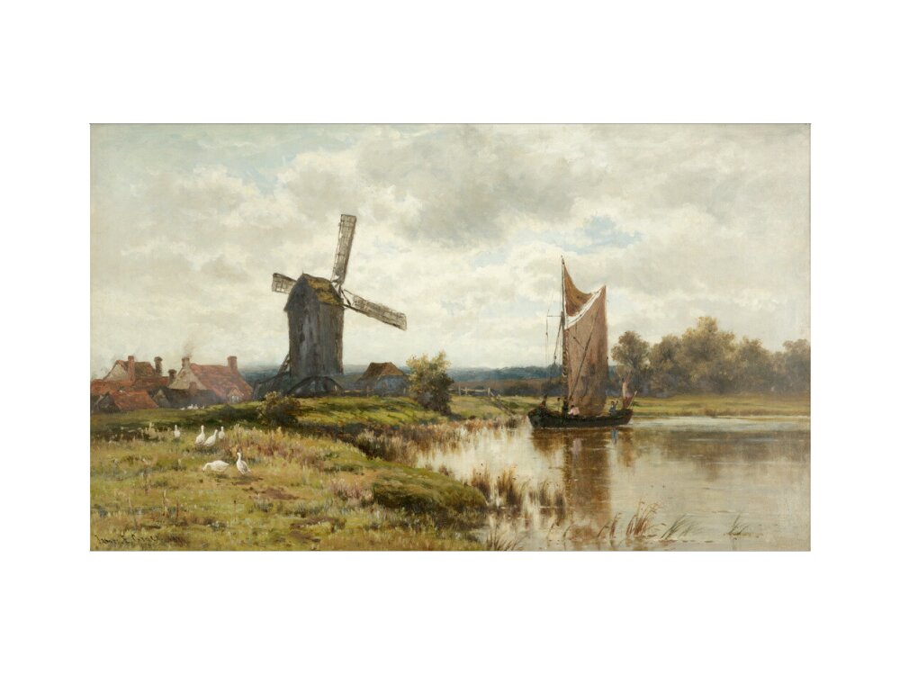 James Edward Grace, On the River Arun Lledr, 1878