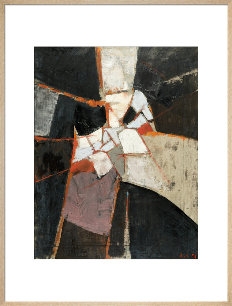 Adrian Heath, Grey and Black, 1958