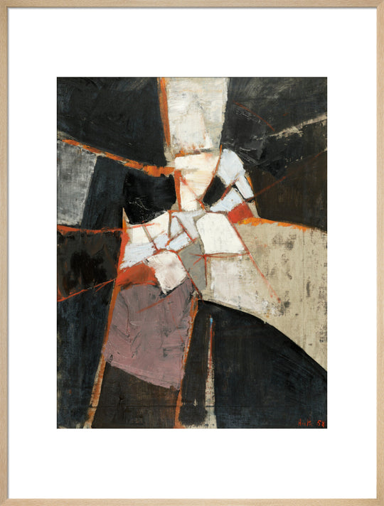 Adrian Heath, Grey and Black, 1958