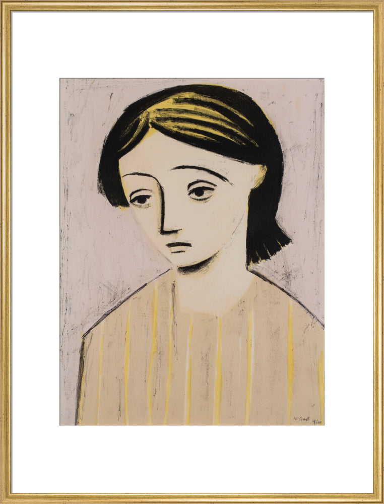 William Scott, Portrait of a Girl, 1948