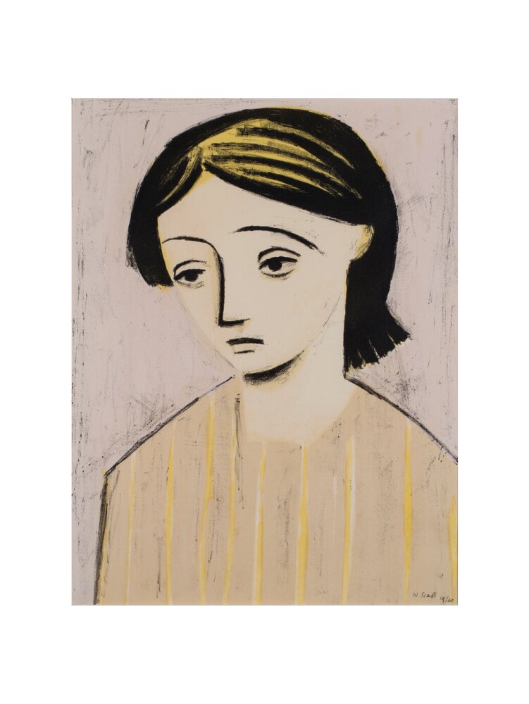 William Scott, Portrait of a Girl, 1948