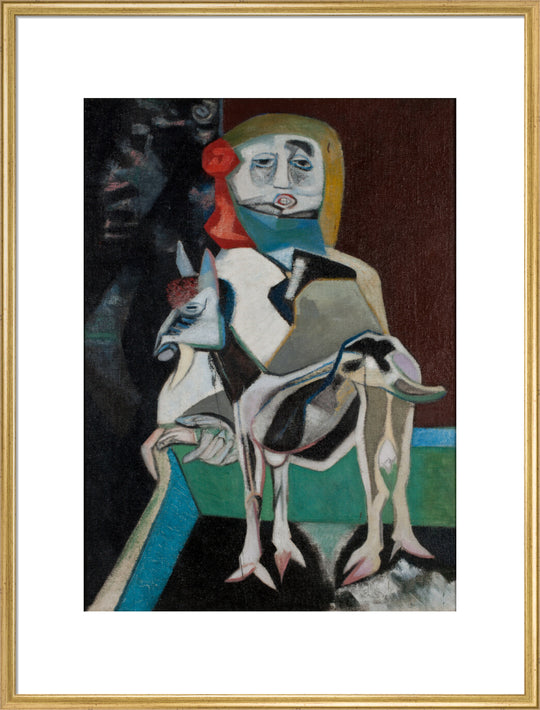Robert Colquhoun, Woman and Goat, 1948