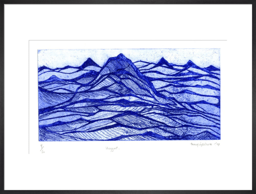 Mary Wykeham, Hoggar (blue), 1991