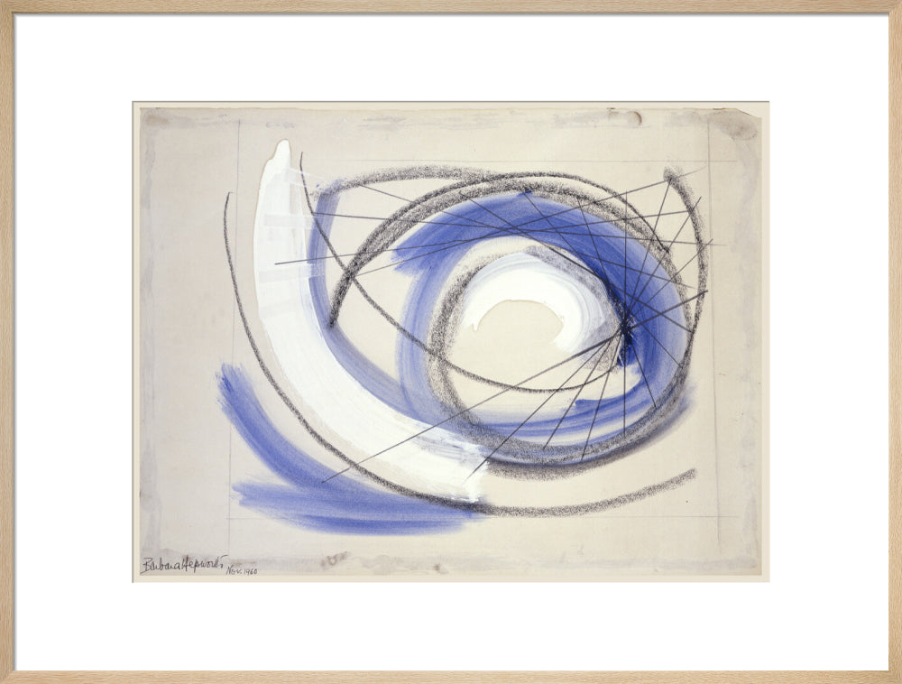 Barbara Hepworth, Spiral, 1960. (art print, extra large, natural)