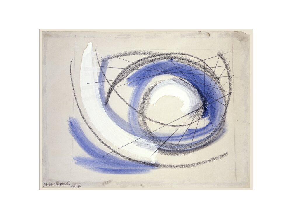 Barbara Hepworth, Spiral, 1960. (art print, small, unframed)