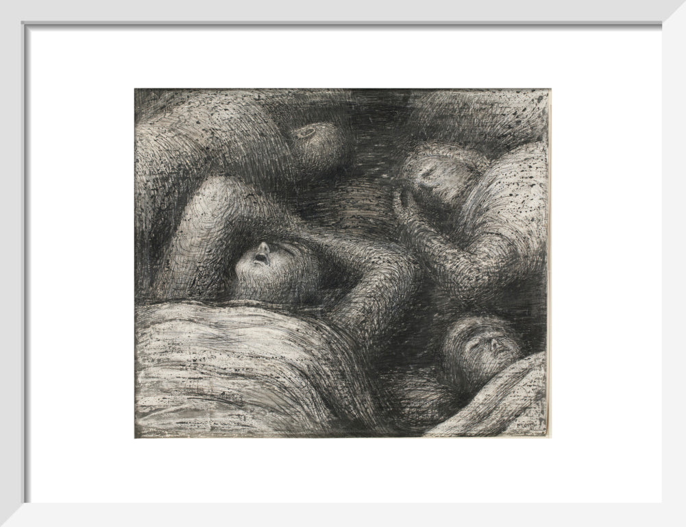Henry Moore, Four Grey Sleepers, 1941