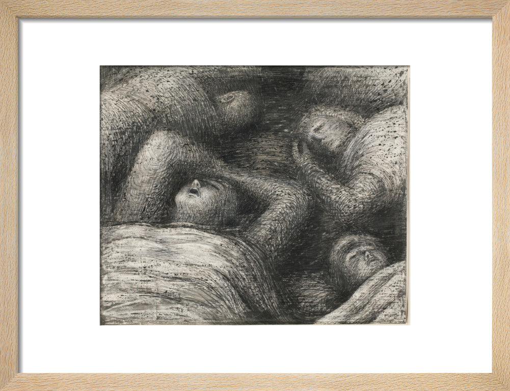 Henry Moore, Four Grey Sleepers, 1941