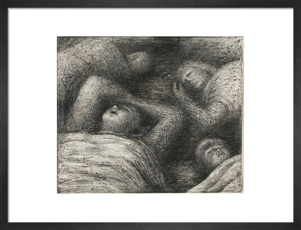 Henry Moore, Four Grey Sleepers, 1941