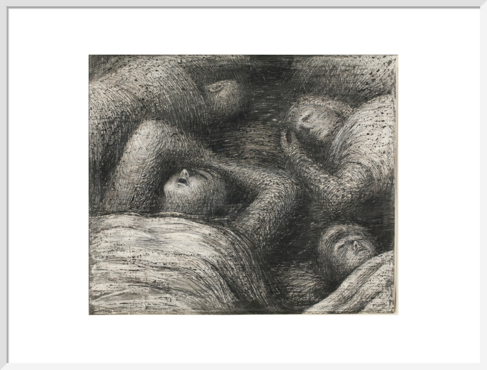 Henry Moore, Four Grey Sleepers, 1941