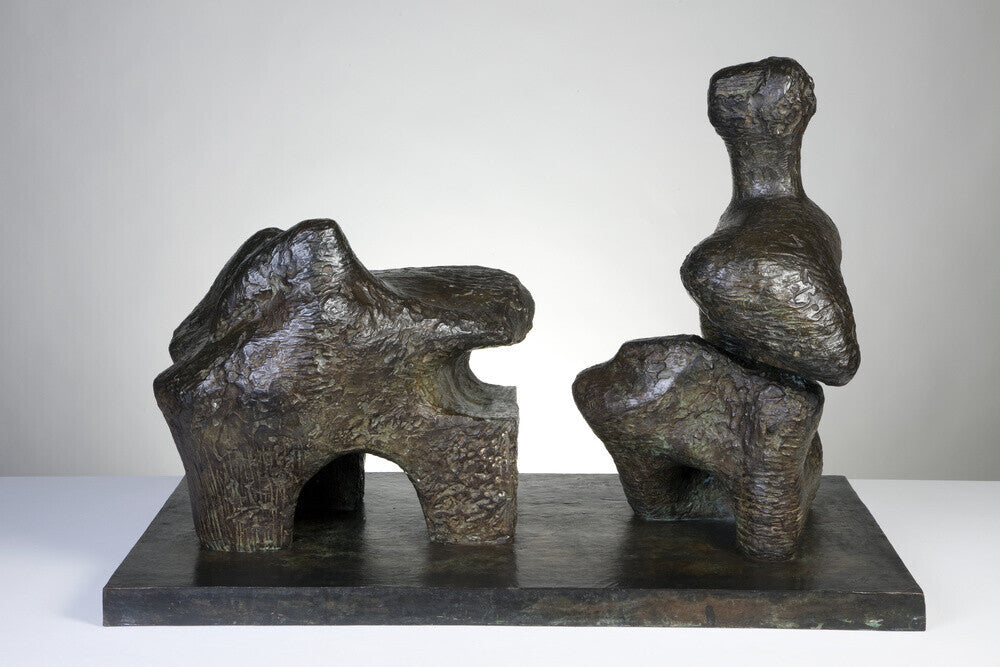 Henry Moore, Two Piece Reclining Figure No.4, 1961