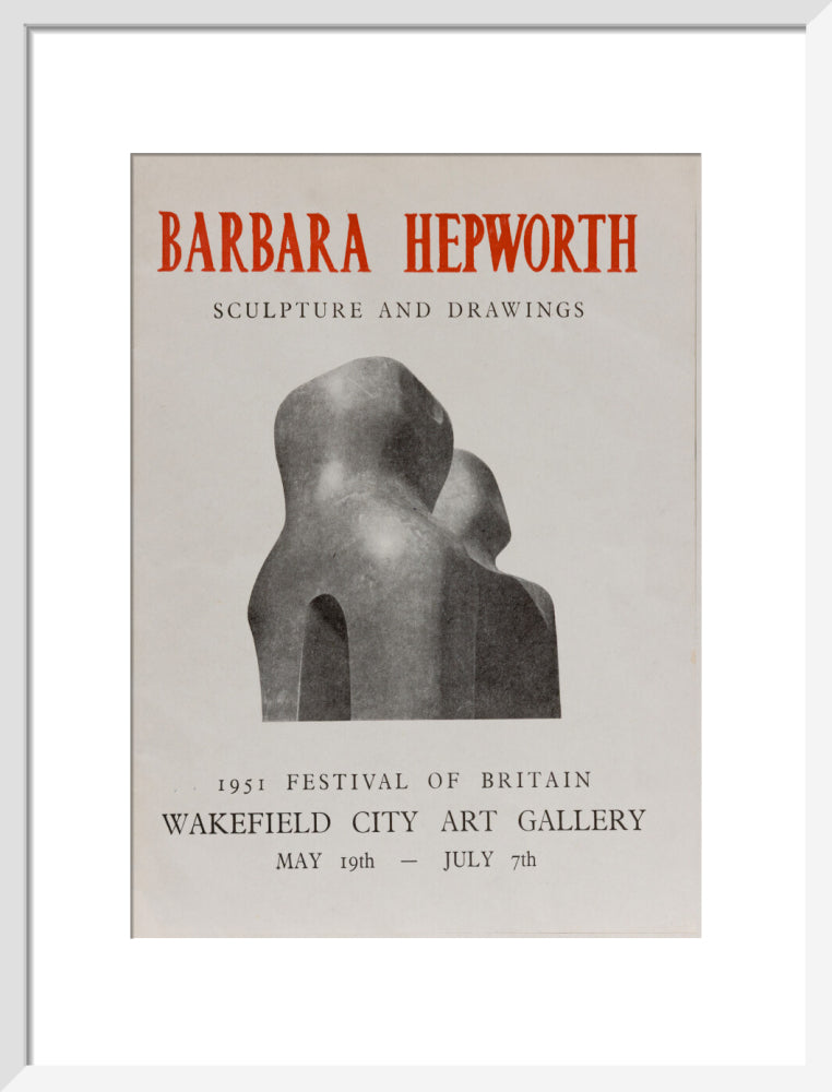 Barbara Hepworth, Sculpture and Drawing, 1951.