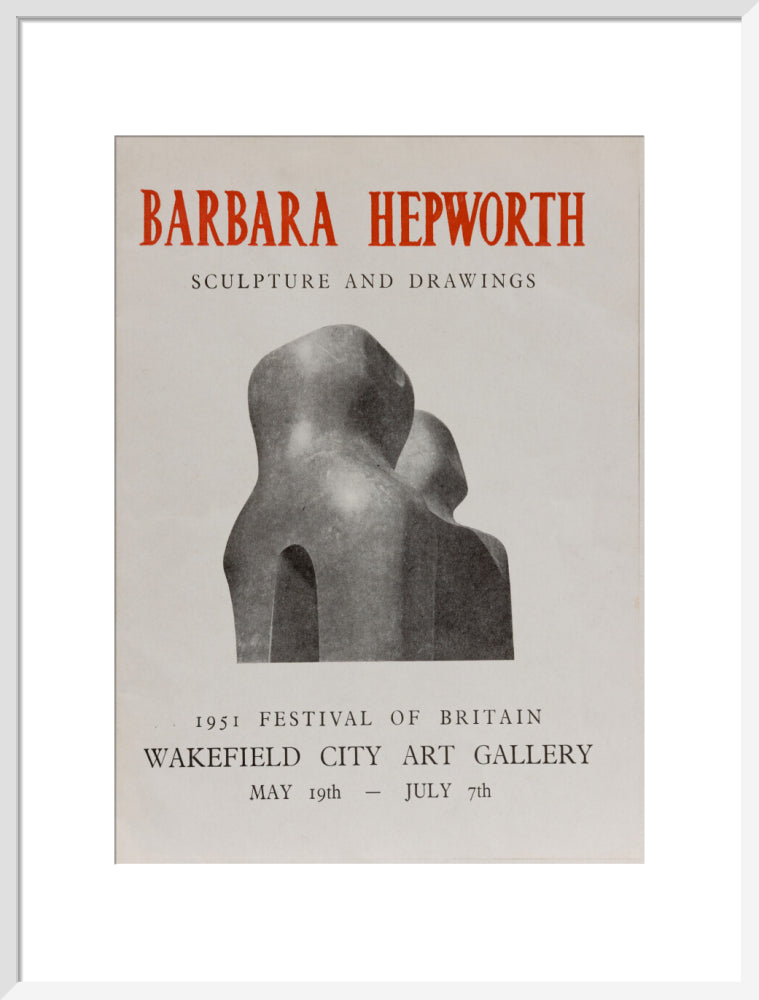 Barbara Hepworth, Sculpture and Drawing, 1951.
