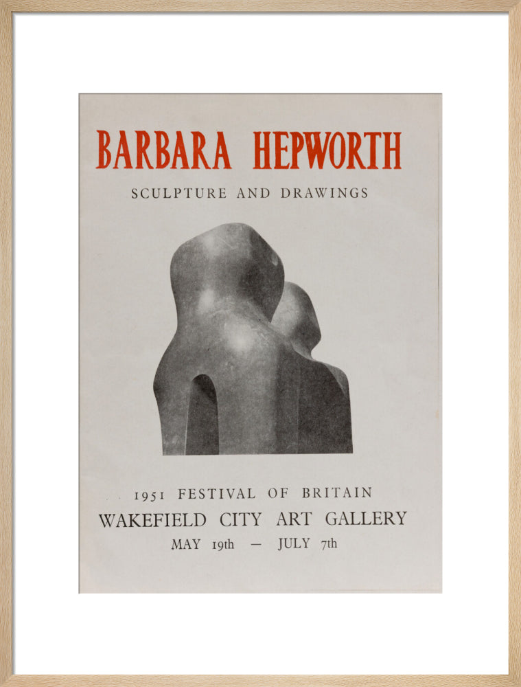 Barbara Hepworth, Sculpture and Drawing, 1951.