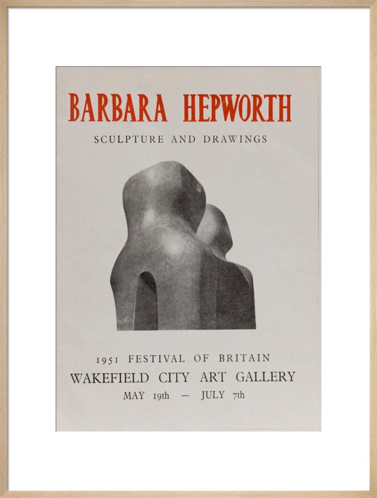 Barbara Hepworth, Sculpture and Drawing, 1951.