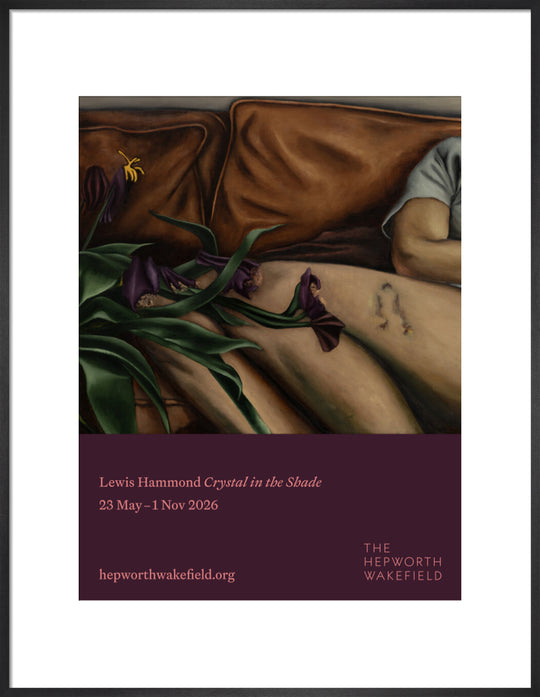 Lewis Hammond: Crystal in the Shade poster (art print, large, black)