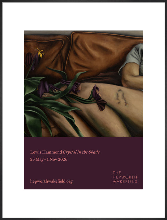 Lewis Hammond: Crystal in the Shade poster (art print, extra large, black)
