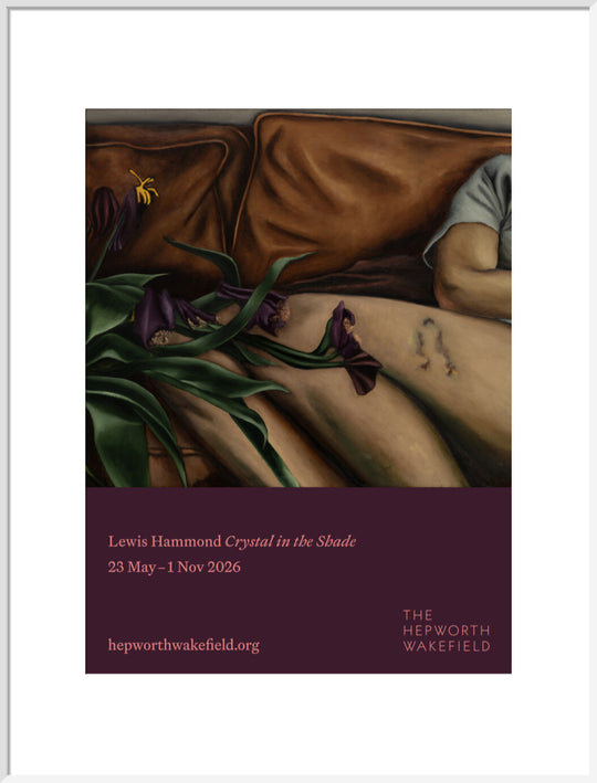 Lewis Hammond: Crystal in the Shade poster (art print, extra large, white)