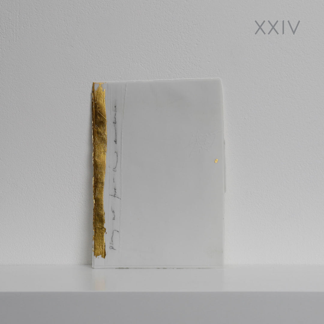 Edmund de Waal: things not words, I-XXIV, 2025