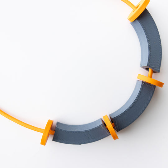 Will Sharp: Block Necklace Livid Grey