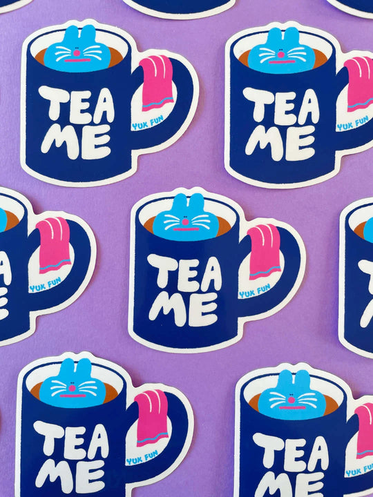 Tea Time Sticker by Yuk Fun