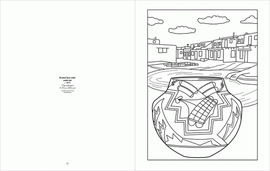 The Coloring Book of Pueblo Pottery