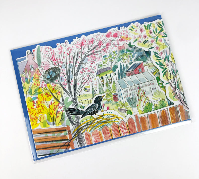 Blackbird Fold Out Card