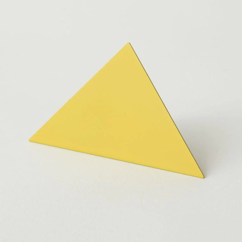 Geometric Photo Clip Triangle Yellow