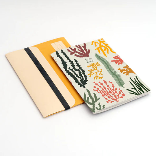 A5 Notebook & Folder Seaweed