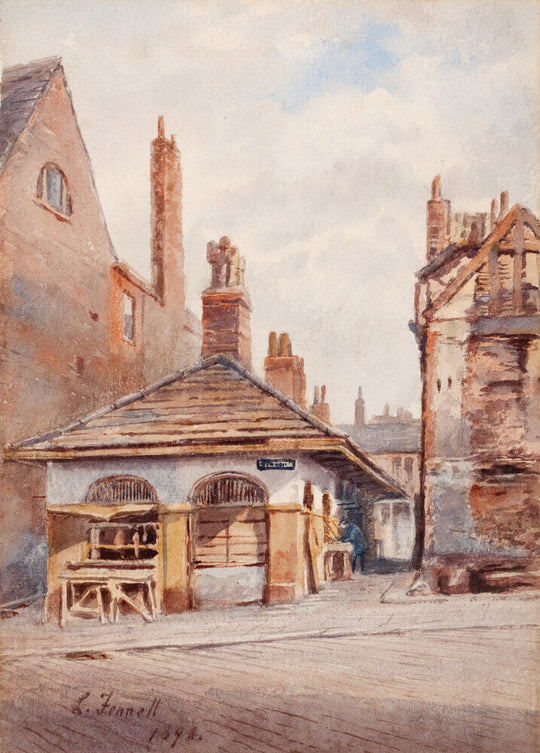 Louisa Fennell, Shambles Meat Market, Bull Ring, Wakefield, 1898