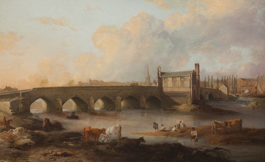 Philip Reinagle, Wakefield Bridge and Chantry Chapel, 1793