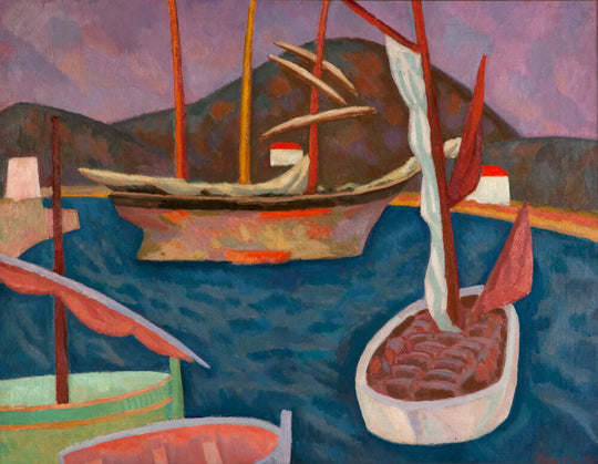 Roger Fry, Boats in a Harbour (St-Tropez), 1915