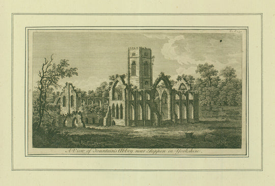 Unknown artist, Fountains Abbey, n.d.