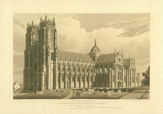 W. Tayleure, South West View of Beverley Minster, 1817